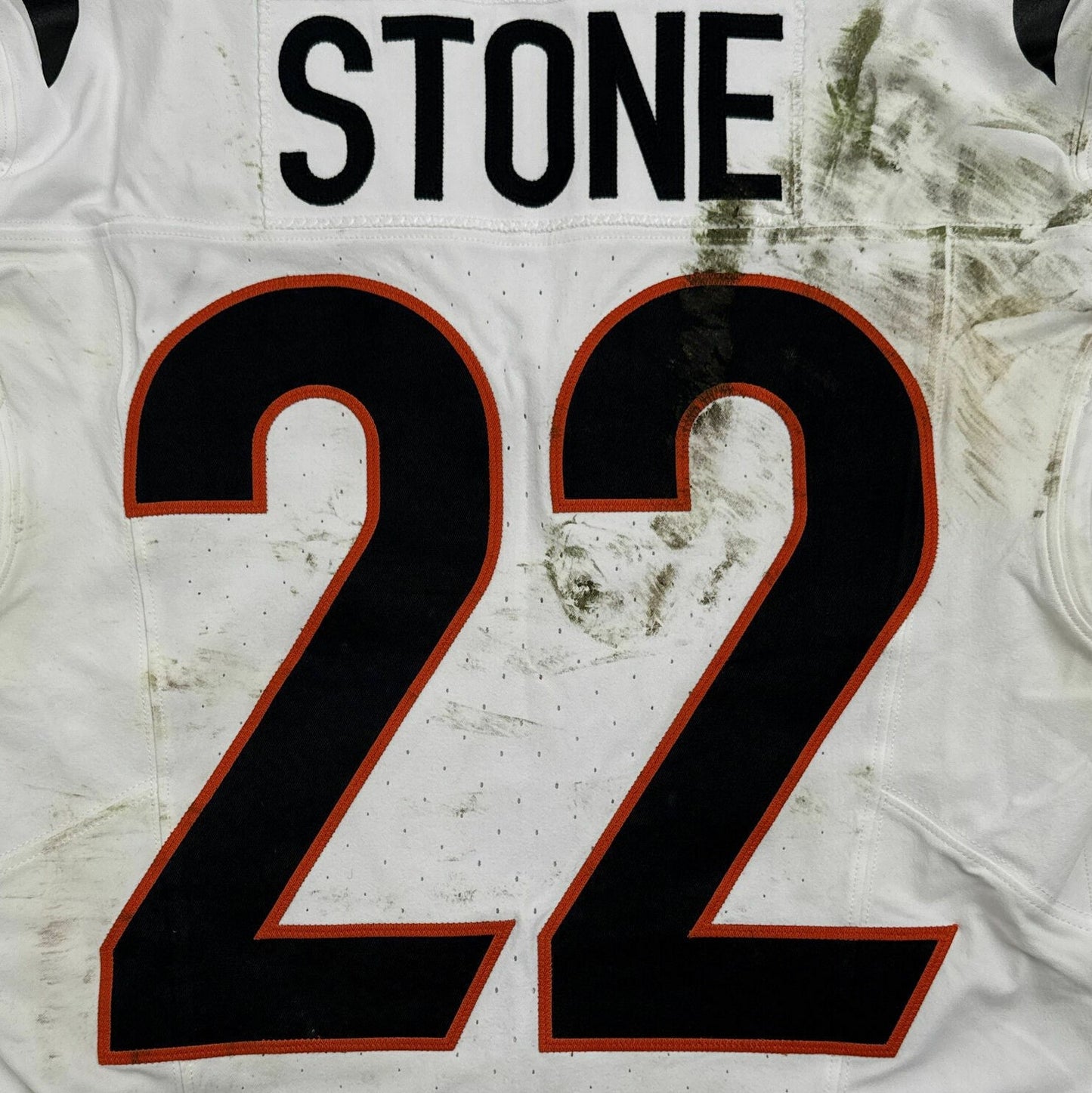 Geno Stone GAME WORN 10/12/25 💪 Cincinnati Bengals 🐅 Nike NFL Jersey 👕 vs Green Bay Packers inc. COA 🛡️