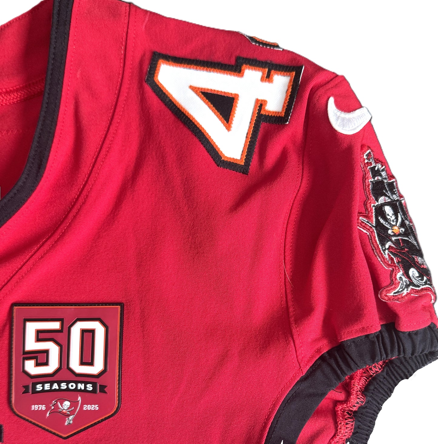 Sean Tucker GAME-WORN💪09/15/25 Tampa Bay Buccaneers🏴‍☠On-Field NFL Jersey👕vs.Houston Texans
