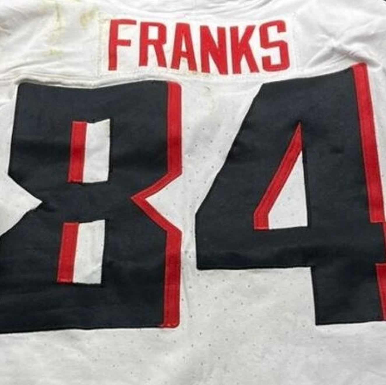 Feliepe Franks GAME WORN💪11/09/25 PHOTO MATCHED Atlanta Falcons NFL Jersey vs Indianapolis Colts Also includes PSA Authentication
