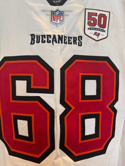 Ben Bredeson GAME-WORN 08/16/25 Tampa Bay Buccaneers OnField Nike NFL Jersey🎽
