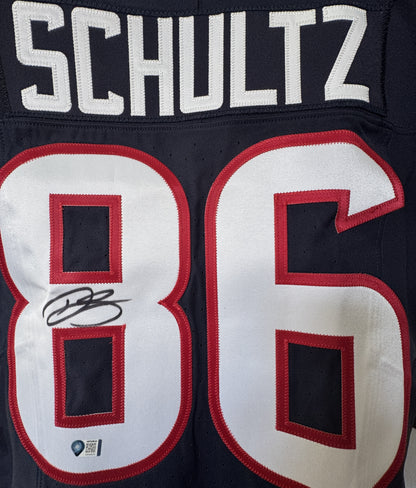 Dalton Schultz SIGNED ✍️ Game-Issued Houston Texans 🐂 Nike NFL Jersey inc COA ⭐