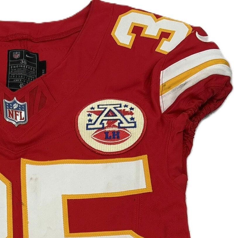 Jaylen Watson GAME WORN 💪 10/12/25 Kansas City Chiefs NFL Jersey 🎽 vs. Lions inc. COA 🛡️