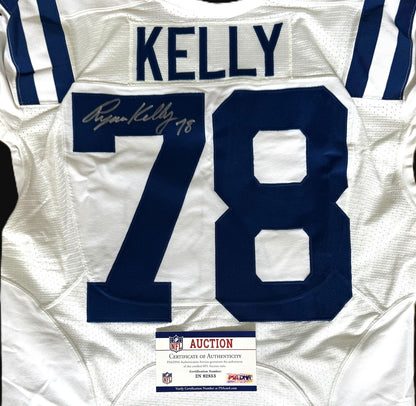 Ryan Kelly Signed ✍️ GAME WORN 10/06/22 Indianapolis Colts On-Field NFL Jersey 🎽 vs. Denver Broncos Also includes PSA Authenticity 🛡️