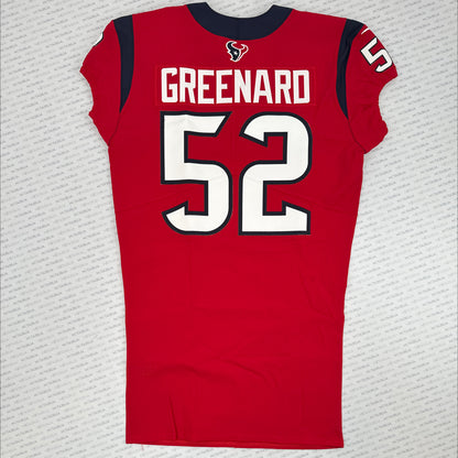 Jonathan Greenard TEAM-ISSUED 💪 Houston Texans Nike NFL Jersey 👕 Also includes COA 🛡️