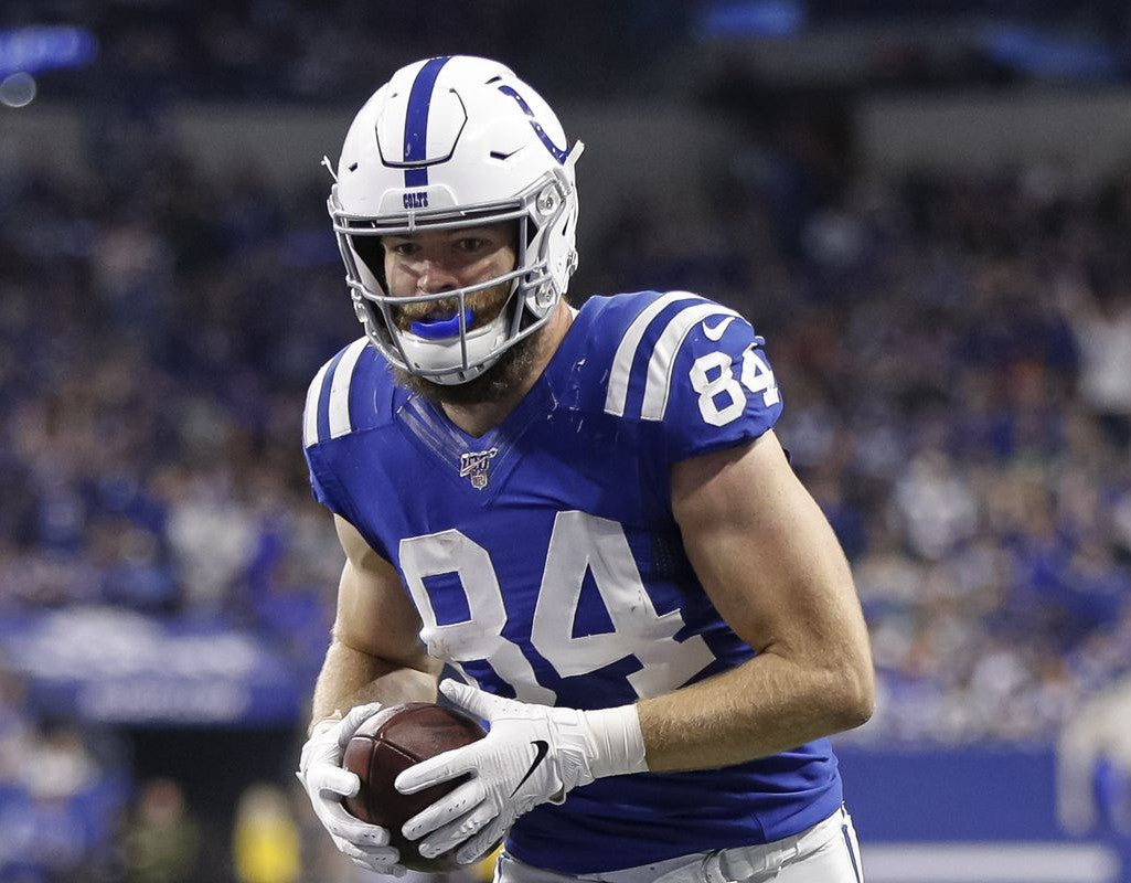 Jack Doyle Signed ✍️ GAME WORN 💪 10/17/21 PHOTO MATCHED 📸 Colts Nike NFL Jersey 👕 Rare💥 Includes PSA Authenticity 🛡️