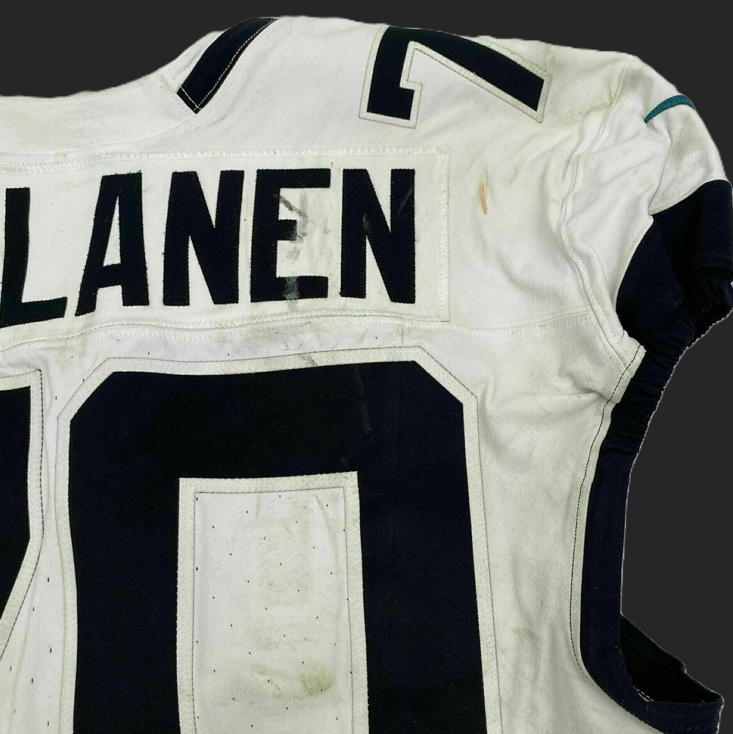 Cole Van Lanen GAME WORN 11/02/25 Jacksonville Jaguars🐆NFL Jersey vs Las Vegas Raiders Also Includes Certificate of Authenticity
