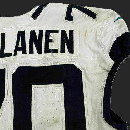 Cole Van Lanen GAME WORN 11/02/25 Jacksonville Jaguars🐆NFL Jersey vs Las Vegas Raiders Also Includes Certificate of Authenticity