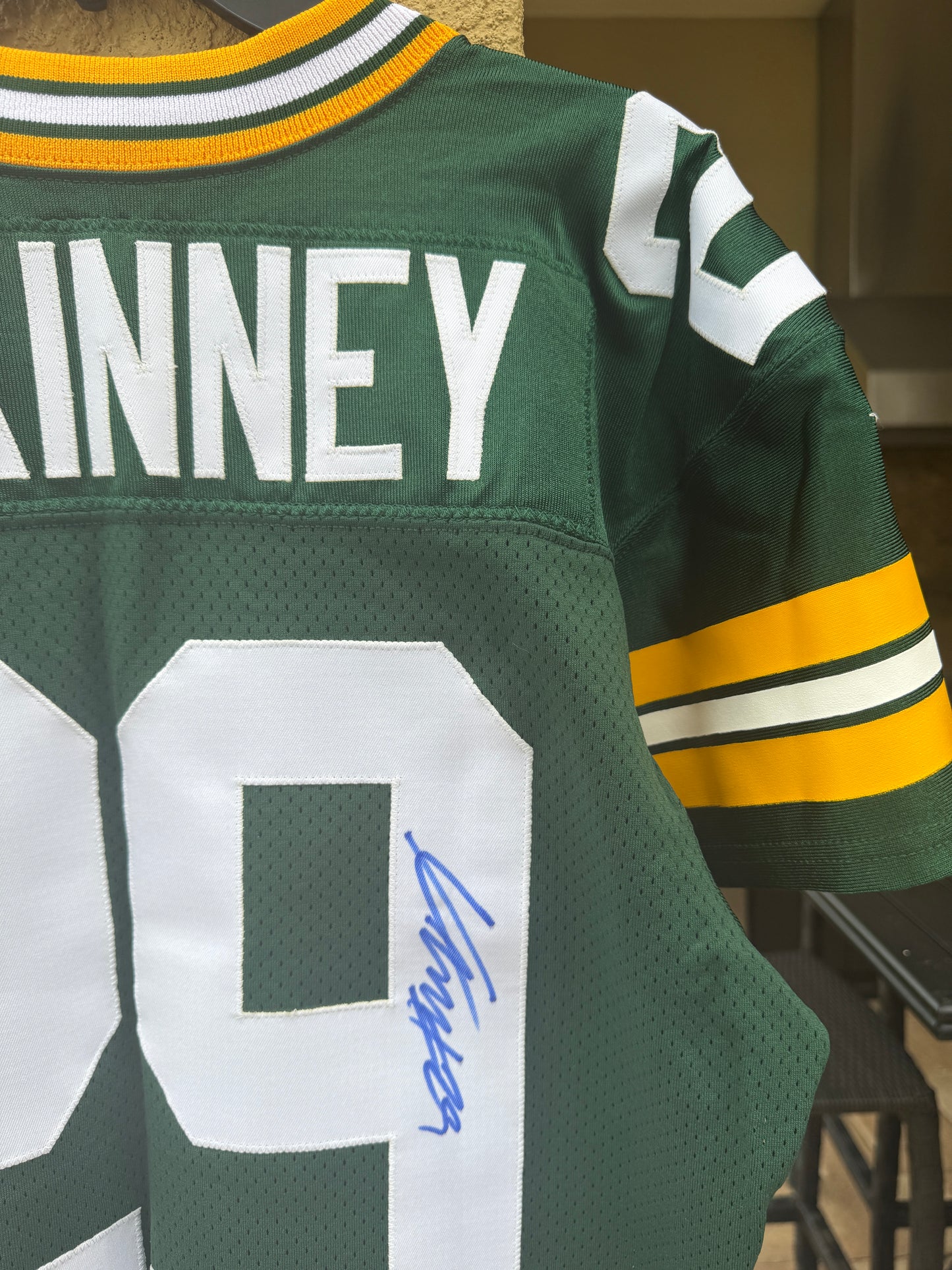 Xavier McKinney Hand SIGNED ✍️ and TEAM-ISSUED 💪 Green Bay Packers Authentic NFL Jersey👕Also includes PSA Authentication 📏