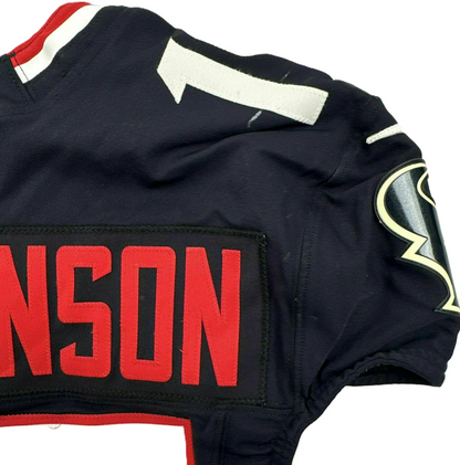 Xavier Hutchinson GAME WORN 11/09/25 Houston Texans Nike NFL Jersey 👕vs Jacksonville Jaguars Also includes COA