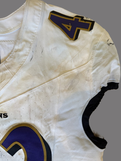 Patrick Ricard GAME-WORN💪10/06/24 PHOTO-MATCHED📸Baltimore Ravens💜NFL Jersey victory vs.Bengals