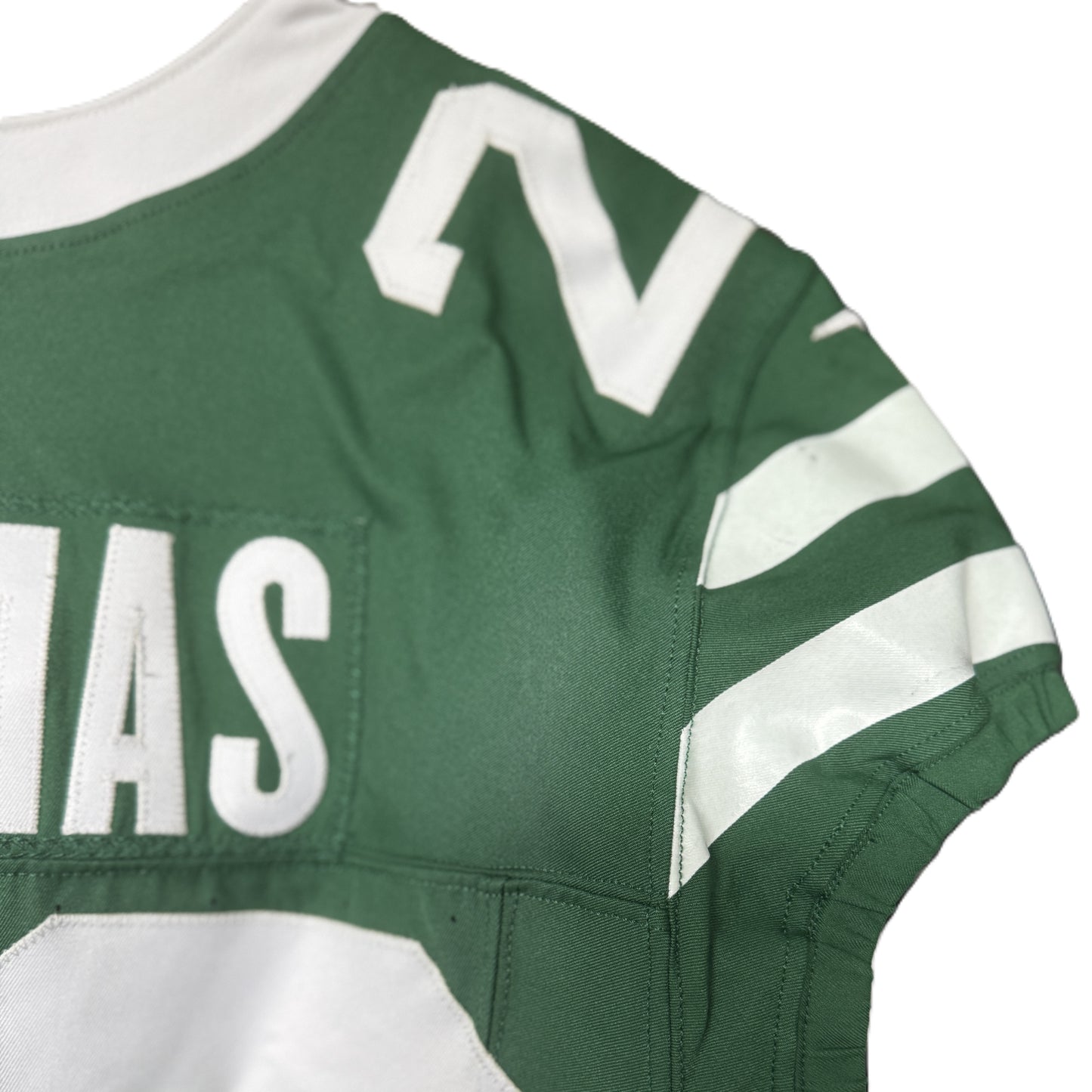 Azareye'h Thomas GAME WORN 💪 10/12/25 New York Jets Nike NFL Jersey vs Denver Broncos Also includes PSA Authentication