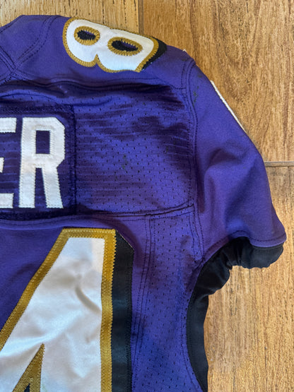 Josh Oliver GAME WORN💪11/20/22 Ravens💜vs. Panthers🐾On-Field NFL Nike Jersey Worn during the November 20, 2022 victory vs. Carolina Panthers