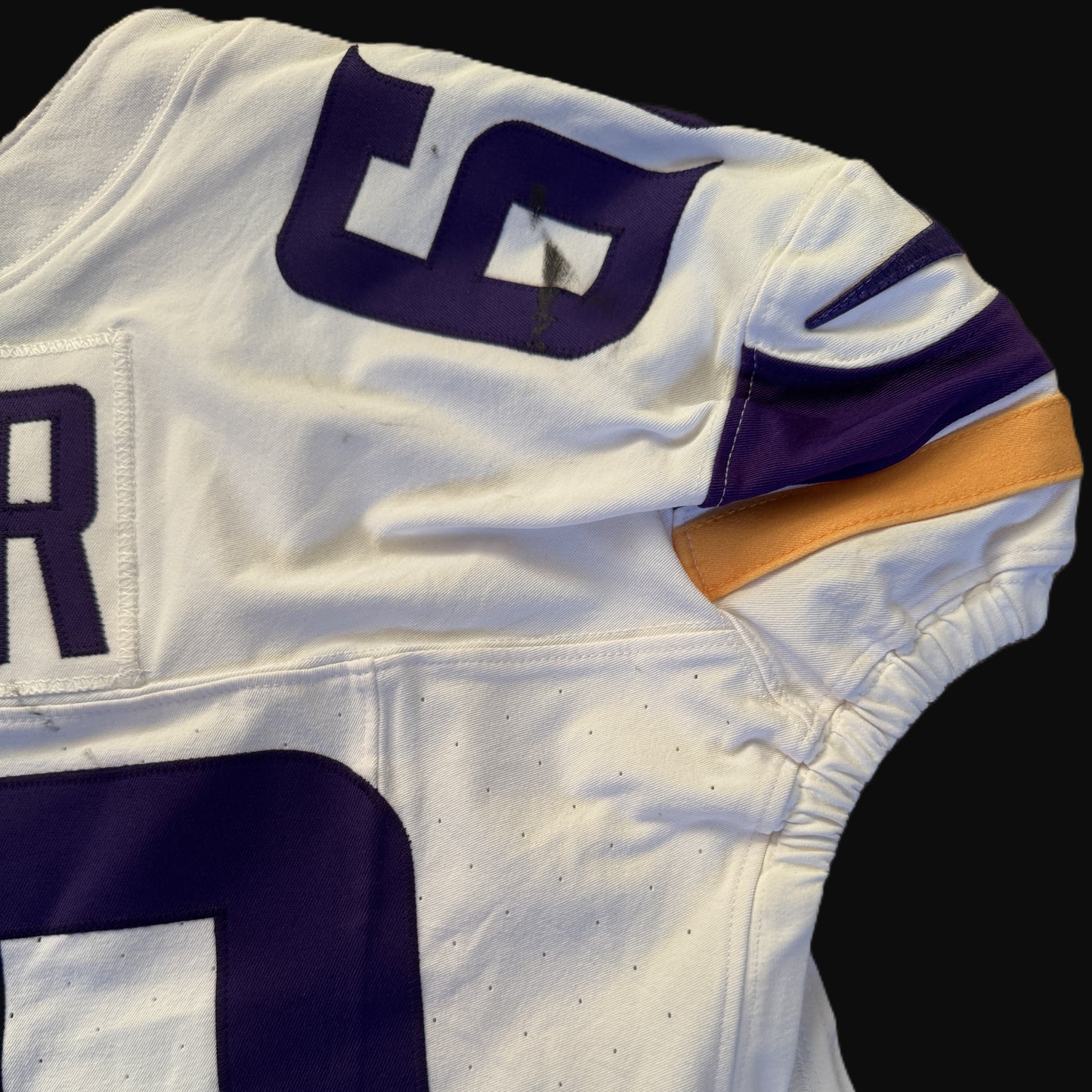 Joe Huber GAME WORN 💪 09/28/25 Minnesota Vikings vs Pittsburgh Steelers Nike NFL Jersey Also includes PSA Authentication