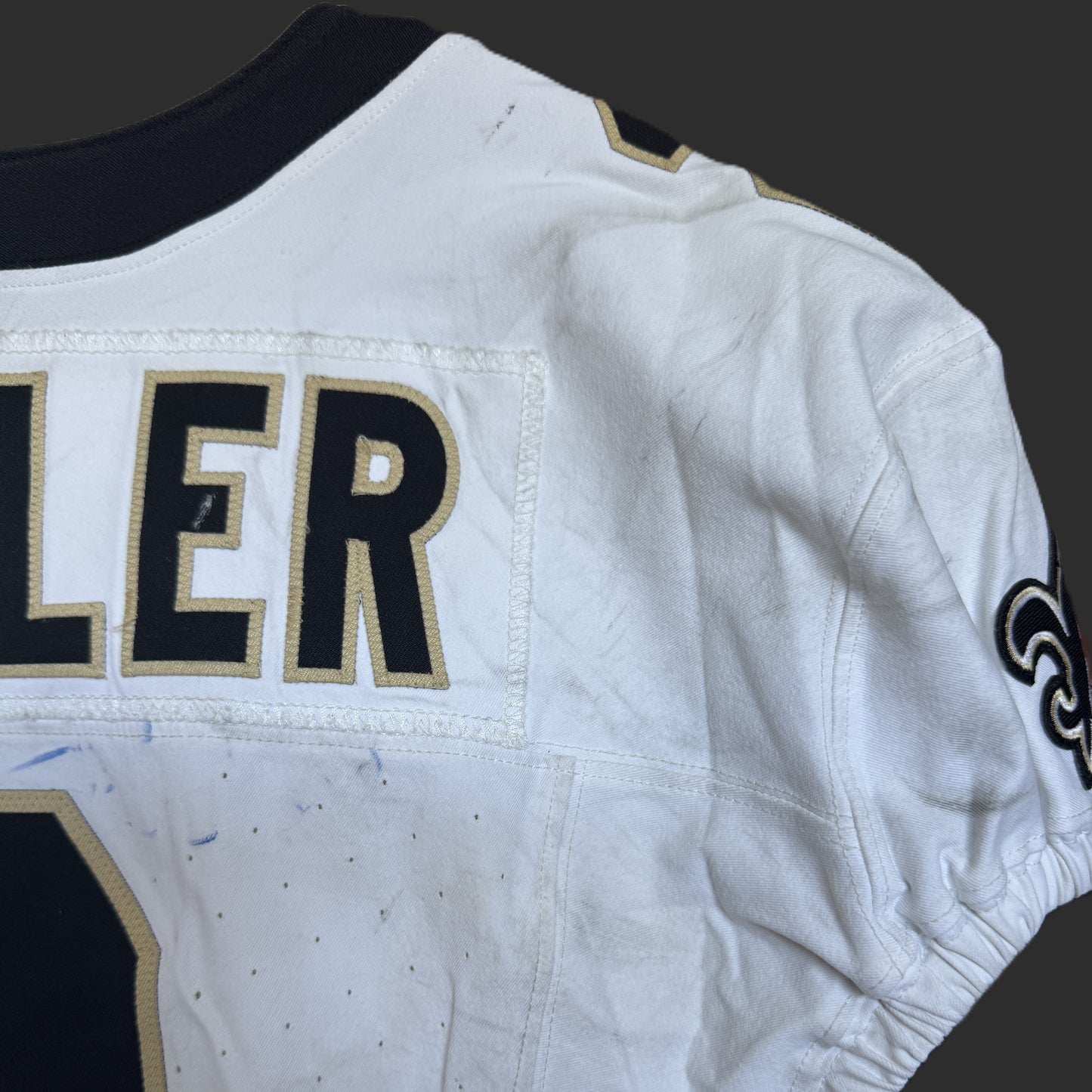 Spencer Rattler GAME WORN 09/28/25 New Orleans Saints ⚜️ Nike NFL Jersey vs Bills Includes PSA Authenticity 🛡️