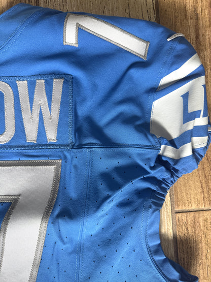 Frank Ragnow GAME WORN 💪 11/19/23 Detroit Lions 🦁 Nike NFL Jersey 👕 vs. Chicago Bears Salute 2 Service game  Inc. PSA Certification 🛡️