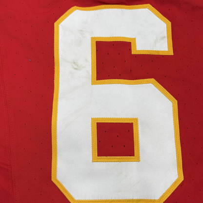 Bryan Cook GAME WORN 💪 10/12/25 Kansas City Chiefs Nike NFL Jersey 🎽 vs Lions - COA included 🛡️