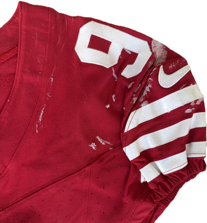Jordan Elliott GAME USED💪10/20/24 PHOTO MATCHED📸San Francisco 49ers Jersey👕vs Kansas City Chiefs Special Crucial Catch Matchup