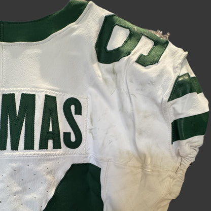 Solomon Thomas GAME WORN 💪 10/20/24 New York Jets Nike NFL Jersey 👕 vs Pittsburgh Steelers Also includes Professional Sports Authenticator 🛡️