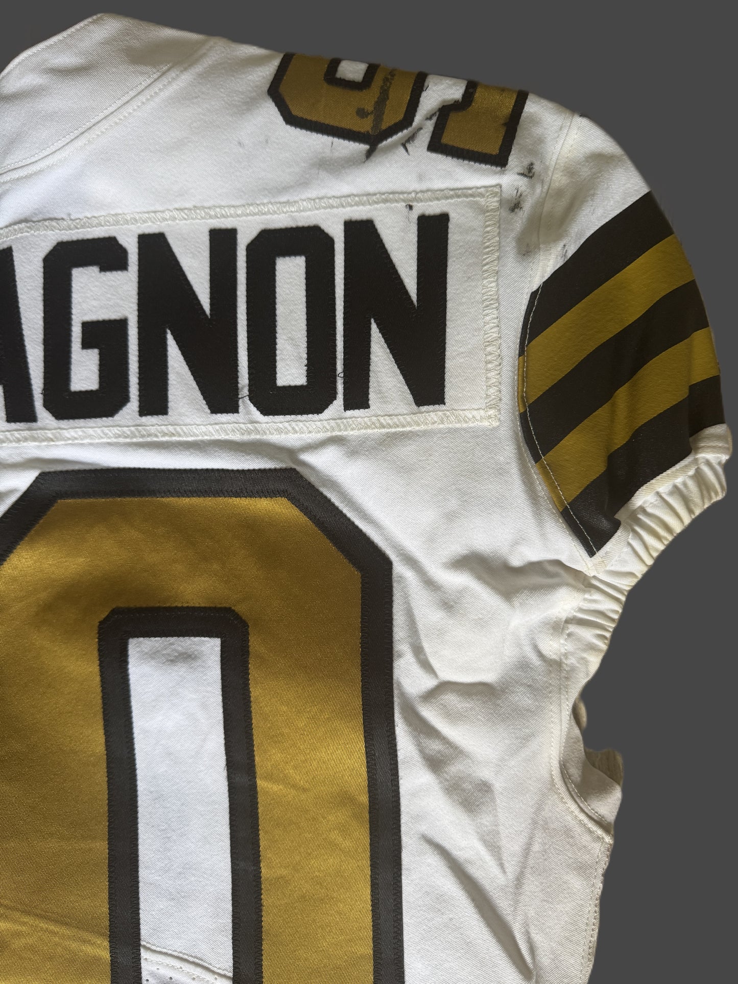Tanoh Kpassagnon GAME WORN 💪 10/02/22 New Orleans Saints ⚜️ Nike NFL Jersey 🎽 vs. Minnesota Vikings - PSA Authenticated 🛡️