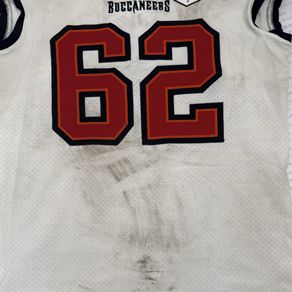 Graham Barton GAME-WORN💪09/23/25 Buccaneers On-Field NFL Jersey👕vs.Eagles🦅