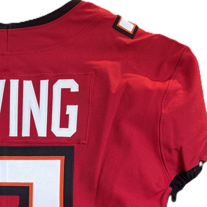Bucky Irving GAME ISSUED 💪 Tampa Bay Buccaneers On-Field Nike NFL Red Jersey 🎽 Also includes Certificate of Authenticity 🛡️