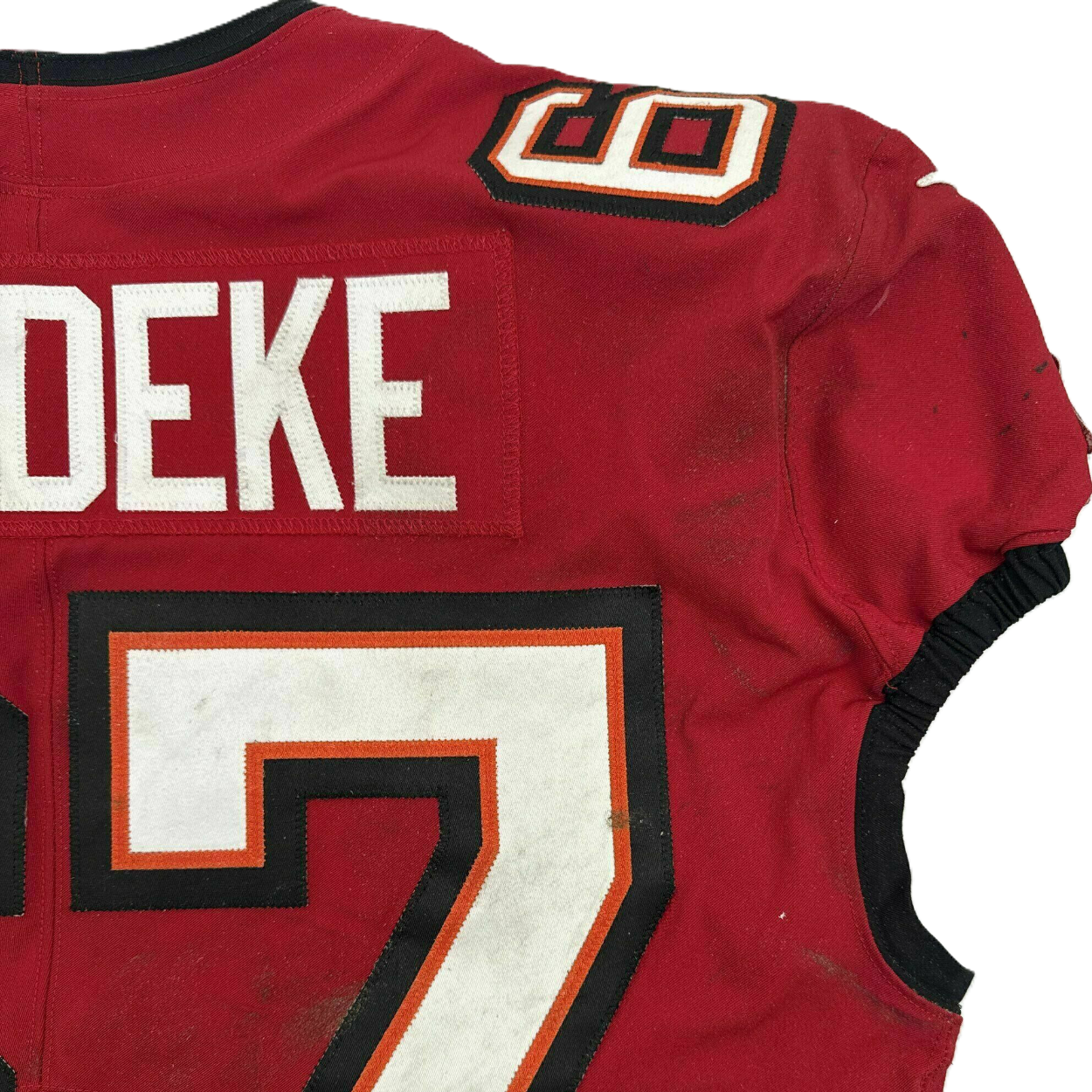Luke Goedeke GAME WORN 💪12/07/25 Tampa Bay Buccaneers Nike NFL Jersey vs New Orleans Saints Includes Authenticity
