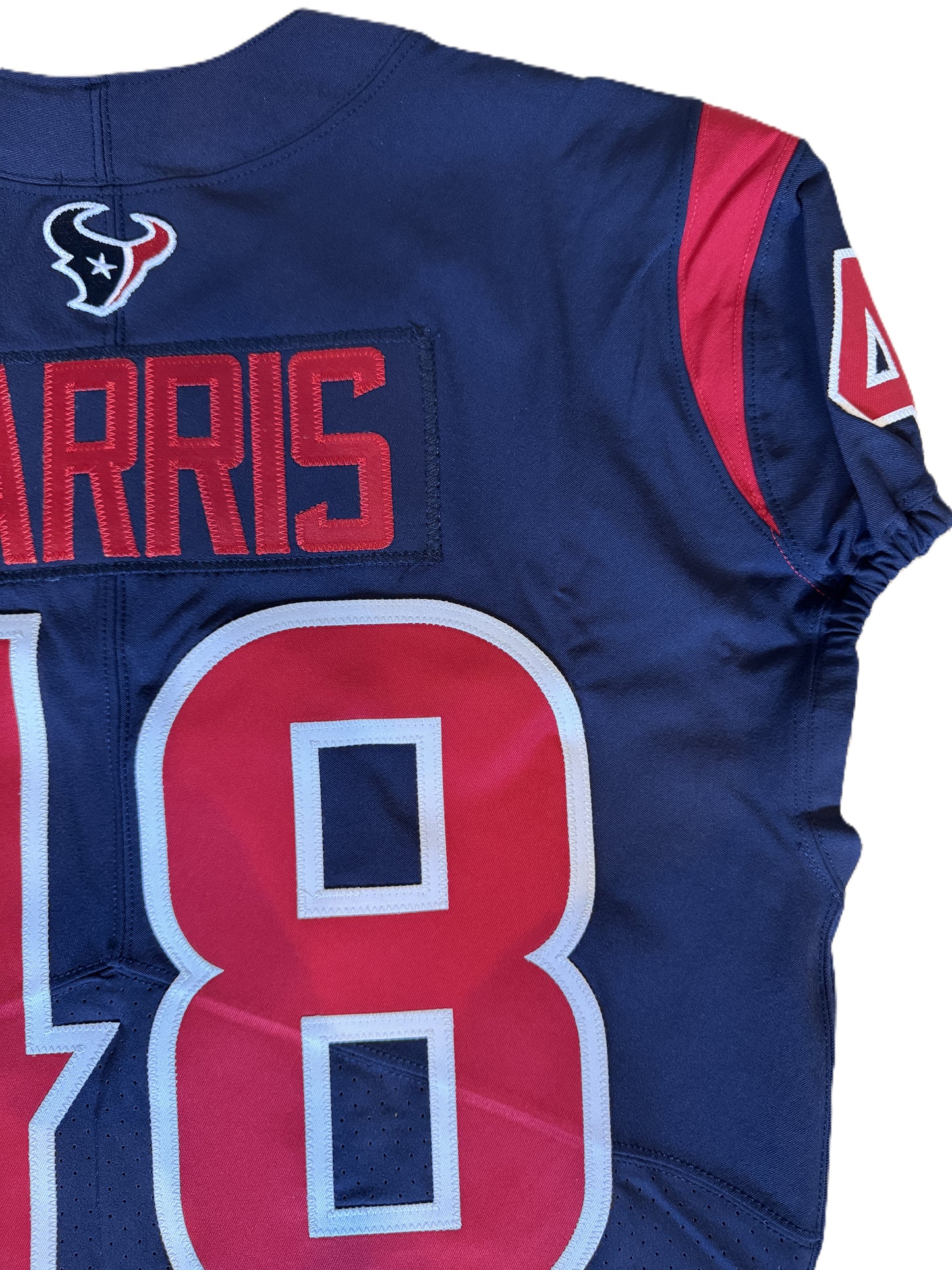 Christian Harris TEAM-ISSUED 💪 Color Rush 🎨 Houston Texans NFL Jersey 👕 Also Inc. COA🛡️
