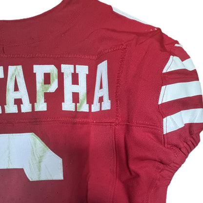 Malik Mustapha GAME WORN 10/20/24 PHOTO MATCHED 📸 San Francisco 49ers NFL Jersey vs Kansas City Chiefs Also includes PSA COA 🛡️