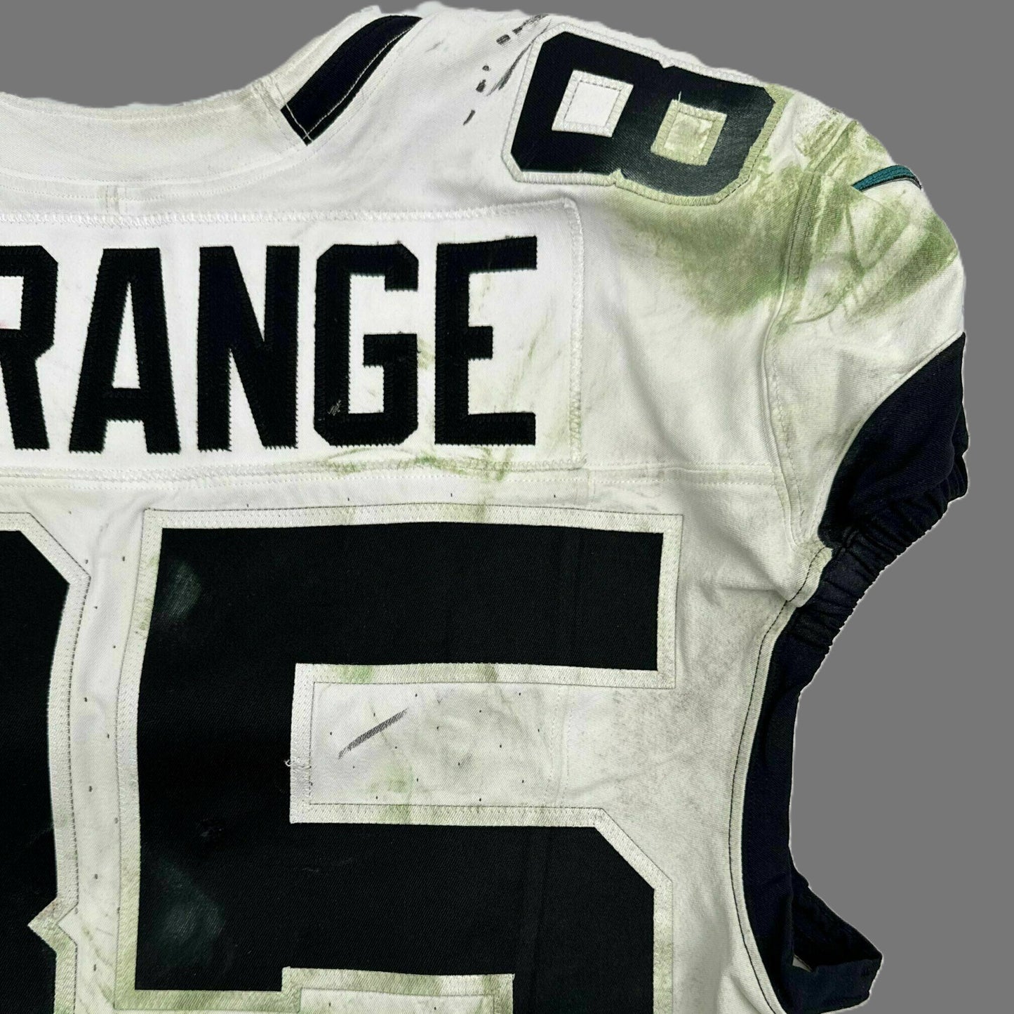 Brenton Strange GAME WORN 11/23/25 Jacksonville Jaguars 🐆 NFL Jersey vs Arizona Cardinals Also Includes Certificate of Authenticity