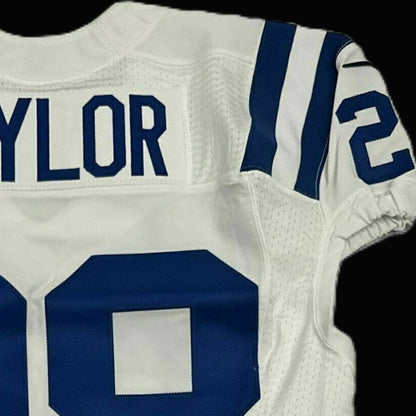 Jonathan Taylor SIGNED TEAM ISSUED 💪 Indianapolis Colts Nike NFL Jersey 👕 Inc COA and Captain's Patch