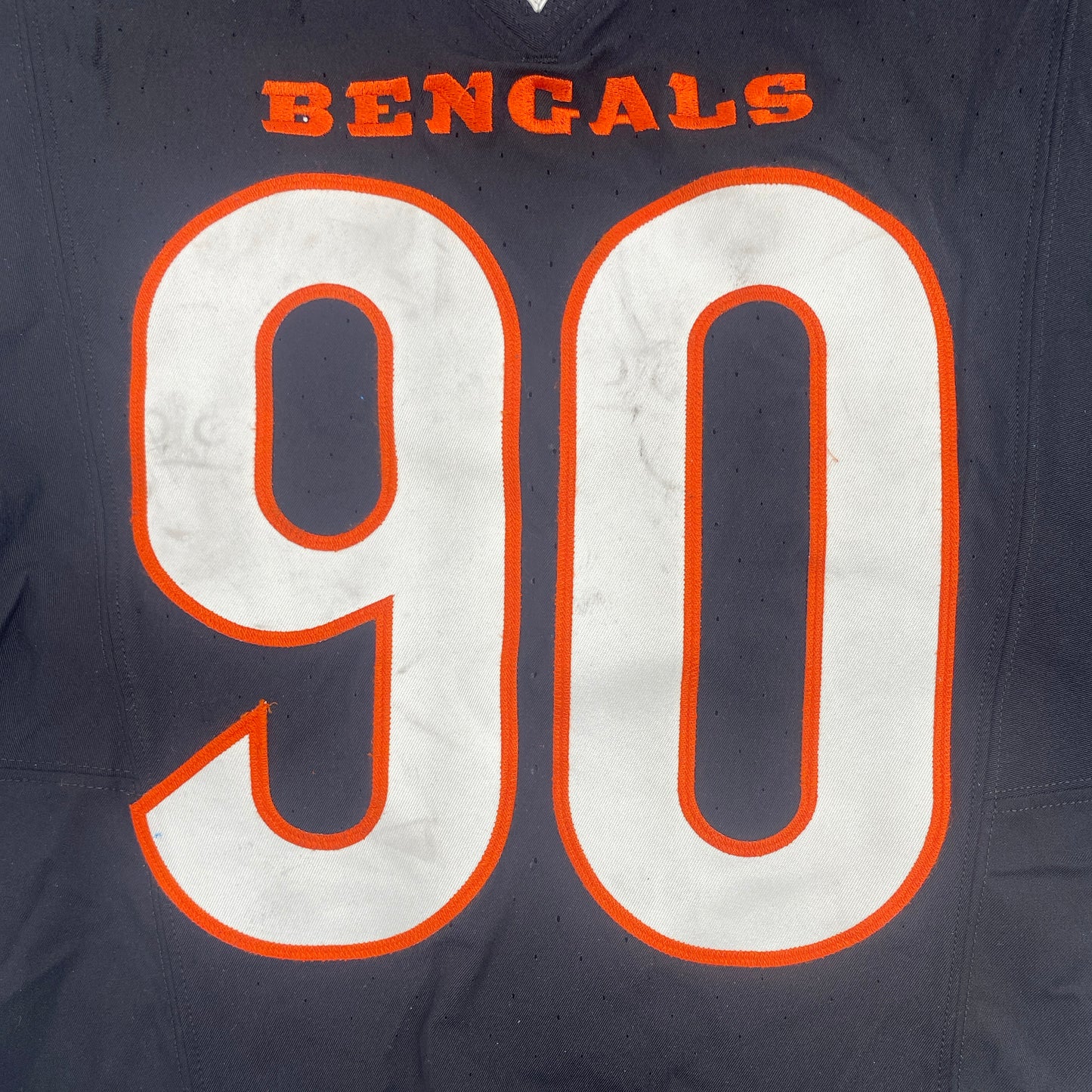 Kris Jenkins Jr. GAME WORN 10/05/25 💪 Cincinnati Bengals 🐅 Nike NFL Jersey vs Detroit Lions inc. COA 🛡️