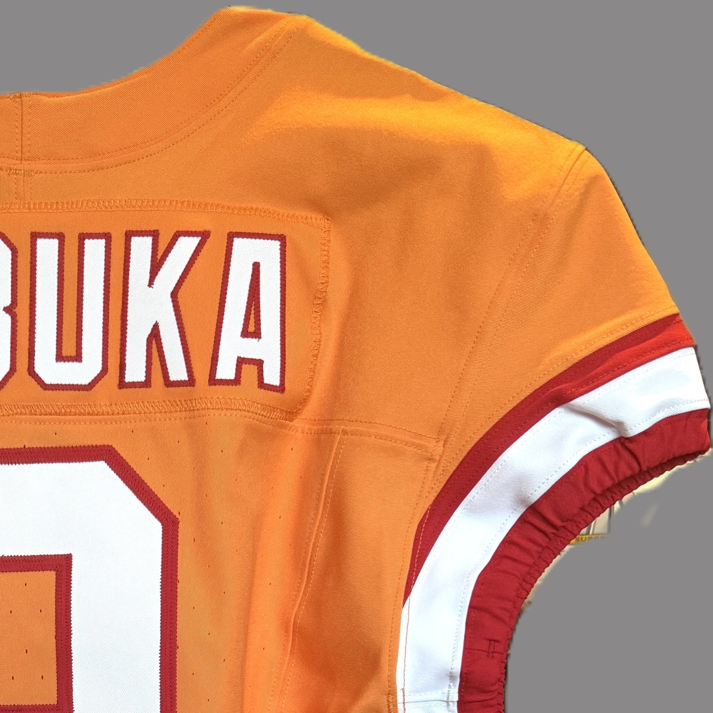 Emeka Egbuka GAME-ISSUED Tampa Bay Buccaneers On-Field NFL Creamsicle Jersey👕