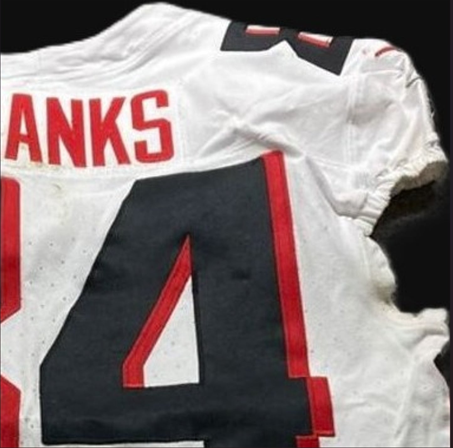 Feliepe Franks GAME WORN💪11/09/25 PHOTO MATCHED Atlanta Falcons NFL Jersey vs Indianapolis Colts Also includes PSA Authentication