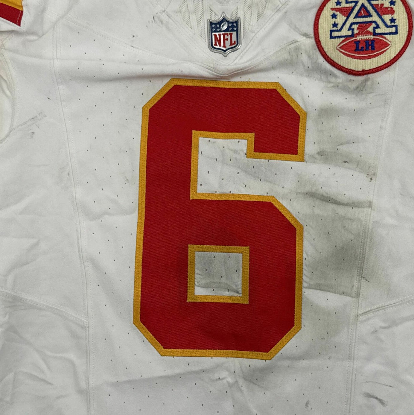 Bryan Cook GAME WORN 💪 09/21/25 Kansas City Chiefs Nike NFL Jersey 🎽 vs Giants - COA included 🛡️
