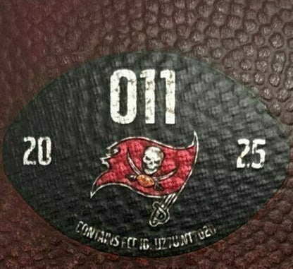Baker Mayfield GAME USED 💪 09/07/25 Signed + Inscribed Ball Tampa Bay Buccaneers vs Atlanta Falcons Proof of Authenticity included 🛡️
