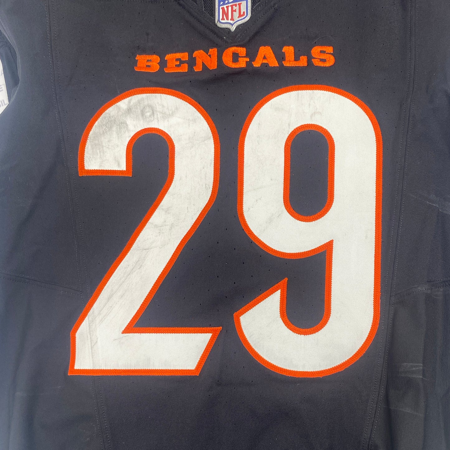 Cam Taylor-Britt GAME WORN 💪 10/05/25 Cincinnati Bengals Nike NFL Jersey vs.Lions inc. COA 🛡️