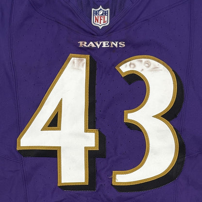 Justice Hill GAME-WORN💪10/12/25 On-Field Baltimore Ravens💜Jersey vs.Los Angeles Rams🐏