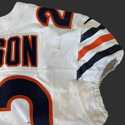Roschon Johnson GAME WORN 10/27/24 PHOTO MATCHED Chicago Bears Nike NFL Jersey vs Washington Commanders Also includes COA 🛡️
