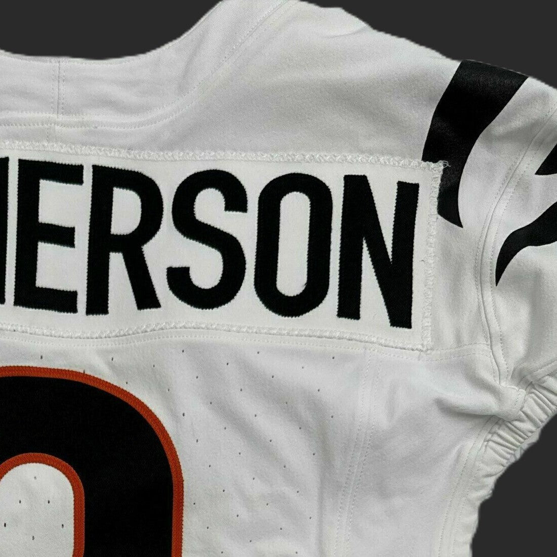 Evan McPherson GAME WORN 11/16/25 Cincinnati Bengals Nike NFL Jersey vs Pittsburgh Steelers Also Includes Certificate of Authenticity
