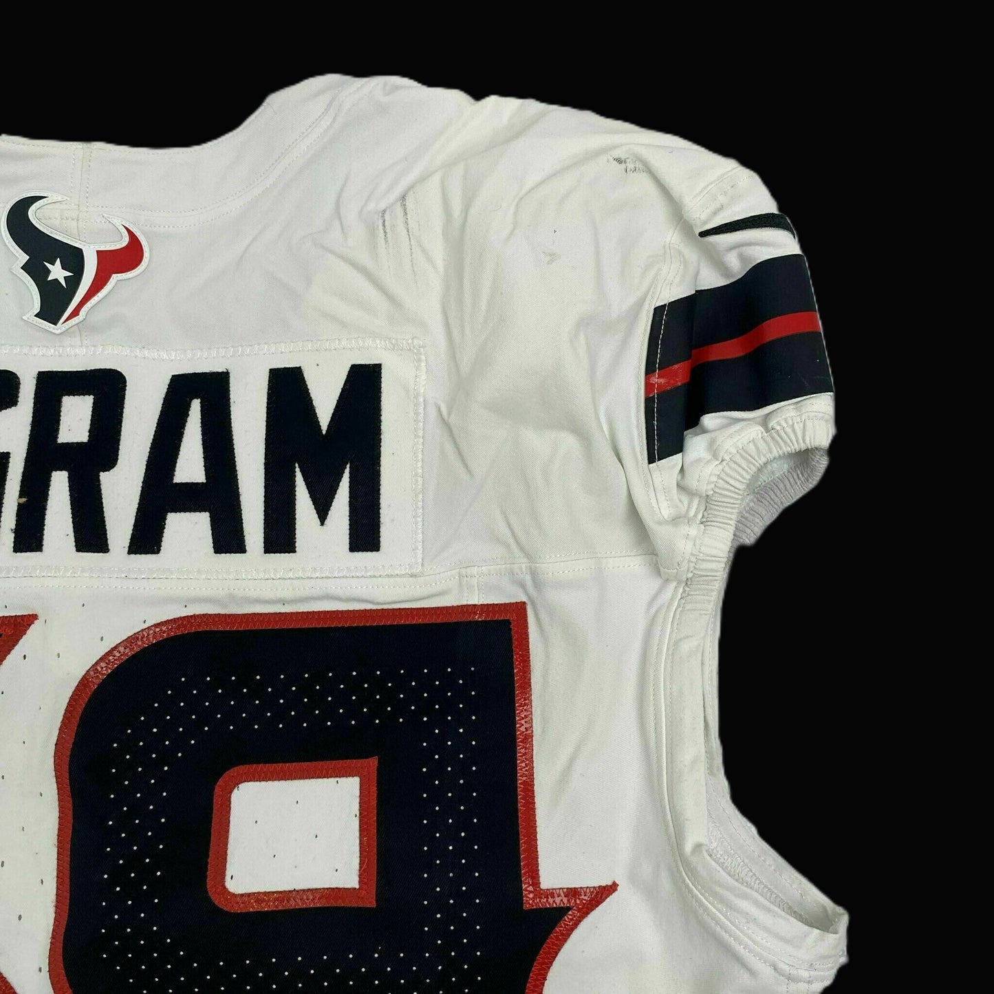 Ed Ingram GAME WORN 10/20/25 Houston Texans Nike NFL Jersey vs Seattle Seahawks Inc. COA