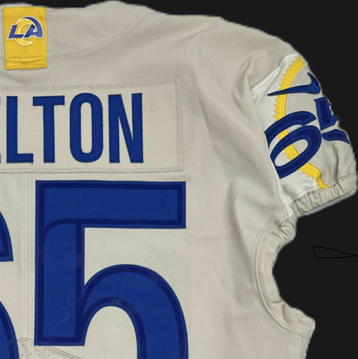 Coleman Shelton GAME ISSUED Los Angeles Rams Nike NFL On-Field Jersey 👕 Inc. COA 🔥