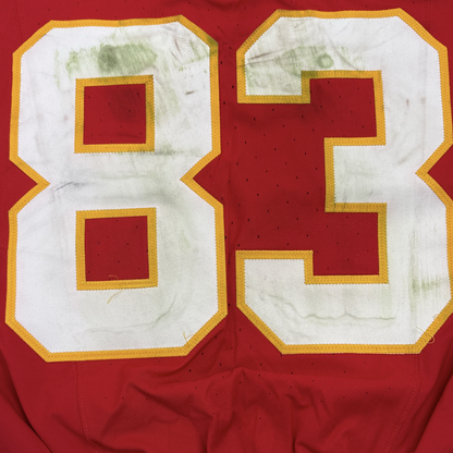 Noah Gray GAME WORN 10/12/25 Kansas City Chiefs NFL Jersey vs. Lions inc. COA🛡️