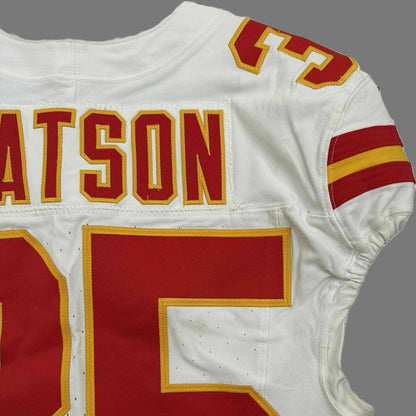 Jaylen Watson GAME WORN 11/16/25 Kansas City Chiefs Nike NFL Jersey vs Denver Broncos Also includes COA