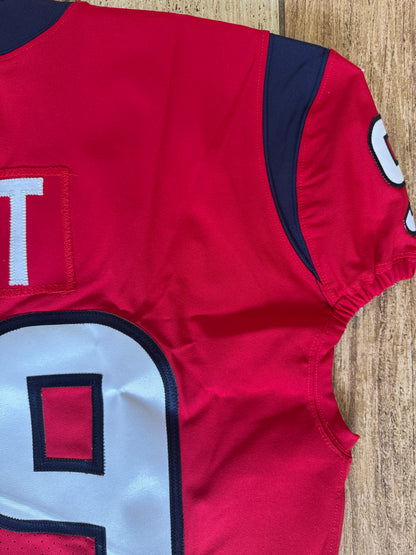 J.J. Watt 💯 TEAM ISSUED 💪 Houston Texans On-Field Nike NFL Jersey 👕 Also includes COA 🛡️ & Walter Payton NFL Man of the Year & Captain Patches