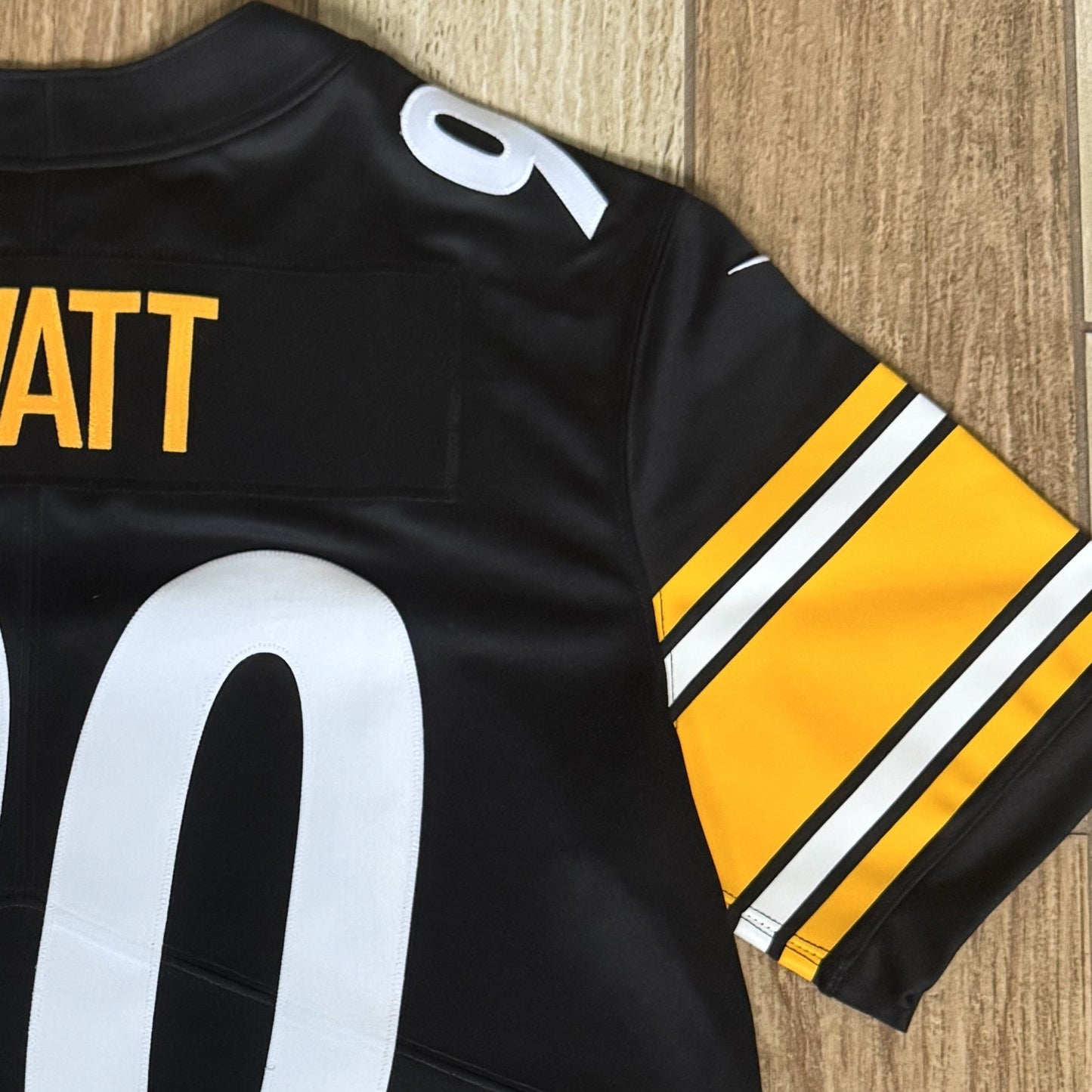 T. J. Watt Hand-Signed ✍️ Pittsburgh Steelers AUTHENTIC Nike NFL Jersey 👕 Includes Fanatics Hologram for Authenticity 🛡️
