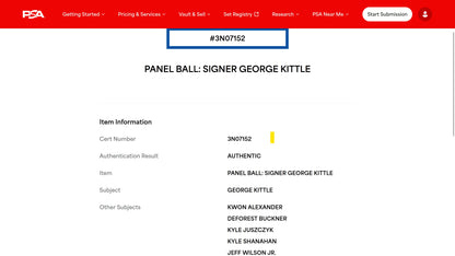 San Francisco 49ers Multi Signed Super Bowl 54 Commemorative Panel Ball Signed By Over 30 Players Inc. George Kittle, Kyle Juszczyk, Kyle Shannahan, DeForest Buckner, Kwon Alexander, Jeff Wilson...