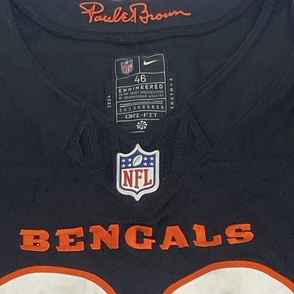 Kris Jenkins Jr. GAME WORN 10/05/25 💪 Cincinnati Bengals 🐅 Nike NFL Jersey vs Detroit Lions inc. COA 🛡️