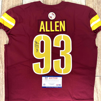 Jonathan Allen Hand-Signed Washington Commanders Authentic On-Field Nike NFL Jersey