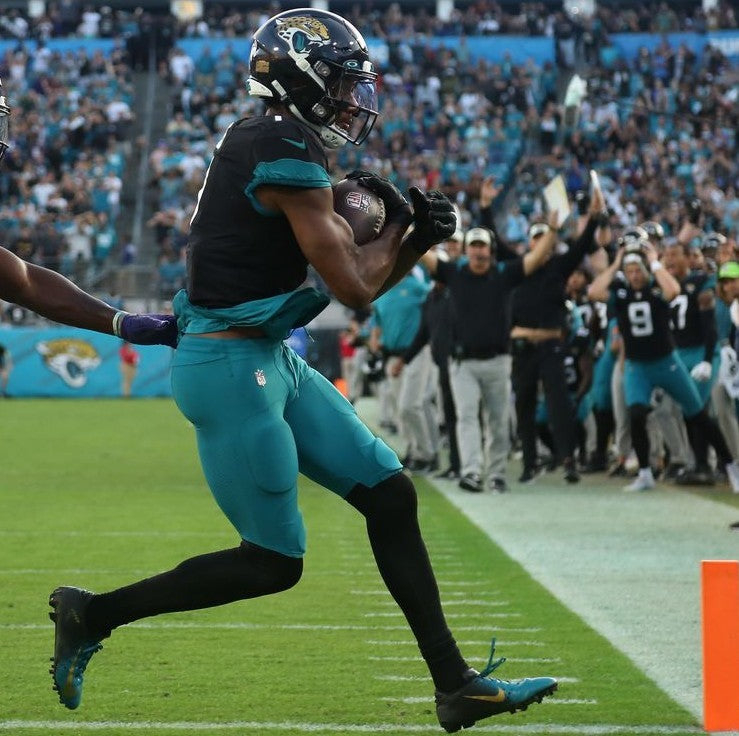 Zay Jones GAME USED 💪 10/01/2023 Jacksonville Jaguars 🐆 Nike NFL Jersey vs. Atlanta Falcons  🇬🇧  London Game 🌍