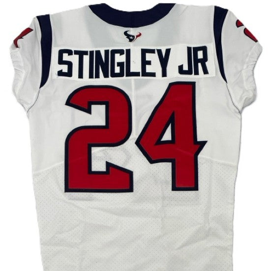 Derek Stingley Jr Team Issued Houston Texans 🐂 Nike NFL Jersey Also includes COA 🛡️